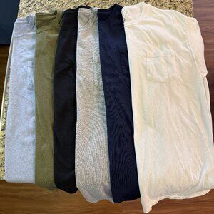 SIX Mens Hanes ComfortSoft Tees - Size XL